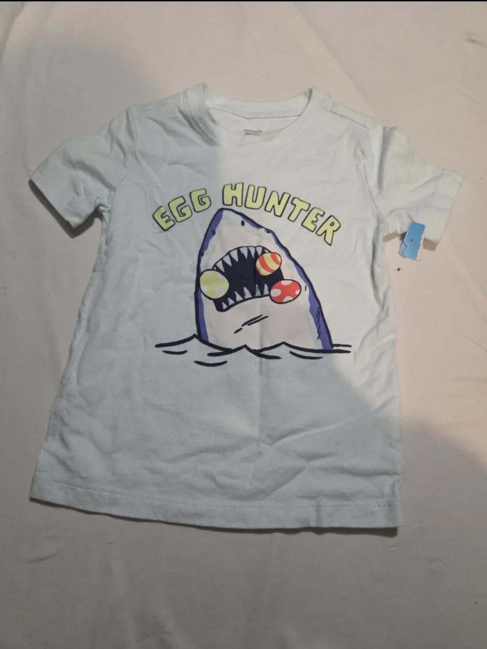 Carters boys 3T easter shark shirt #05